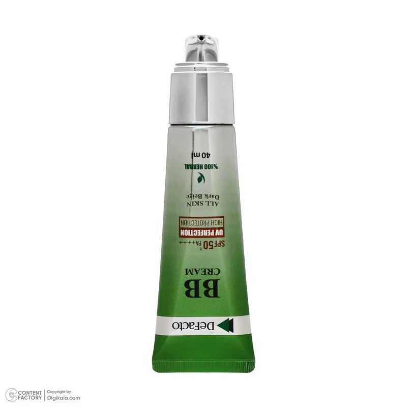 کرم پودر BB مایع SPF 50 دیفکتو مدل professional شماره 2 مناسب برای انواع پوست حجم 40 میلی‌لیتر - تصویر 4