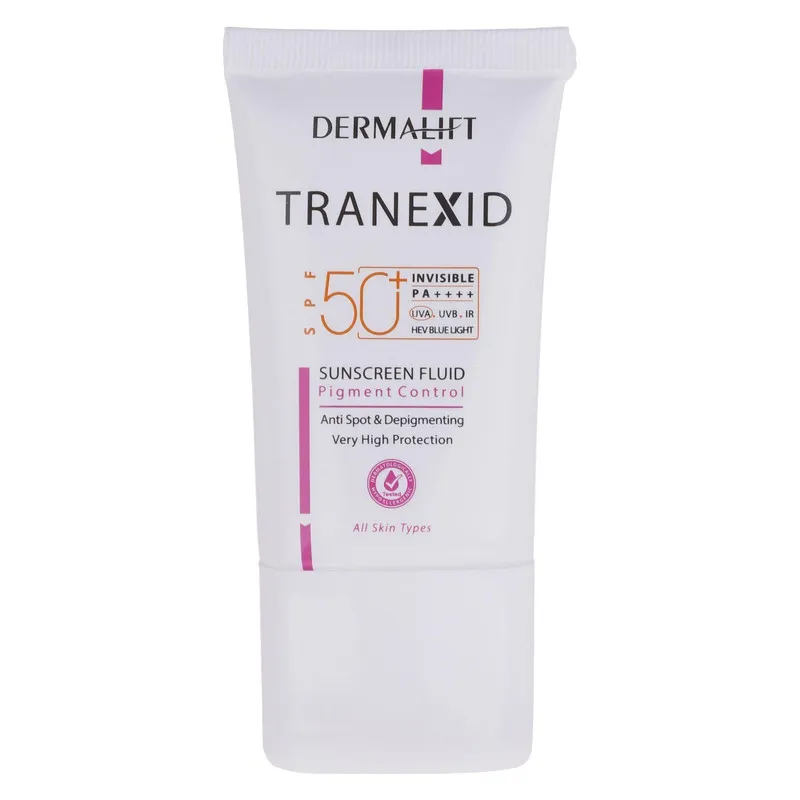 فلوئید ضد آفتاب درمالیفت مدل Tranexid حجم 40 میلی لیتر