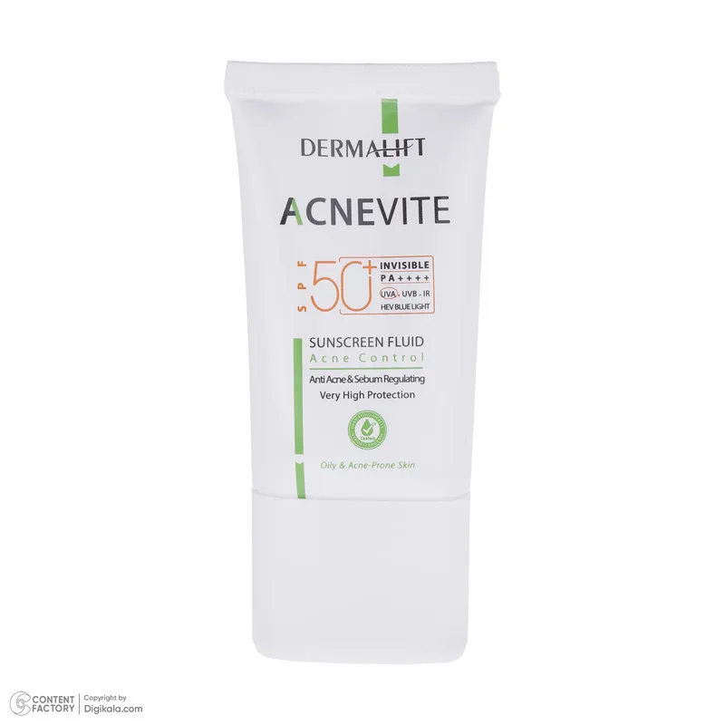 فلوئید ضد آفتاب درمالیفت مدل ACNEVIT حجم 40 میلی لیتر - تصویر 4