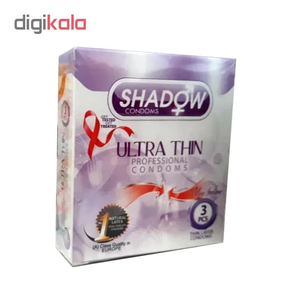 کاندوم شادو مدل ULTRA THIN بسته 3 عددی - تصویر 2