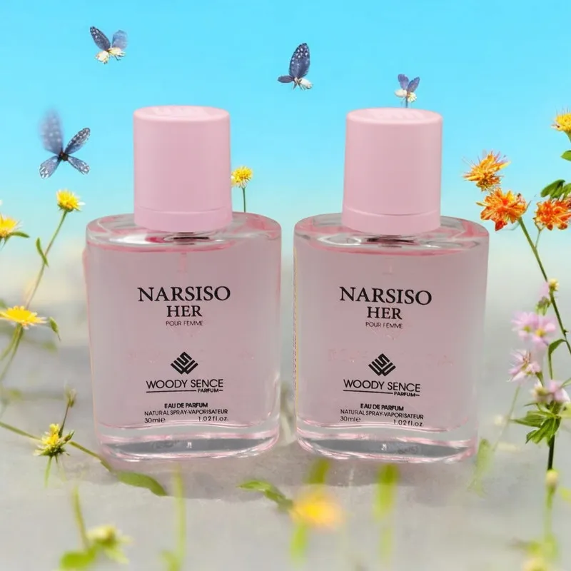 عطر جیبی زنانه وودی سنس مدل NARSISO HER حجم 30 میلی لیتر بسته 2 عددی - تصویر 3