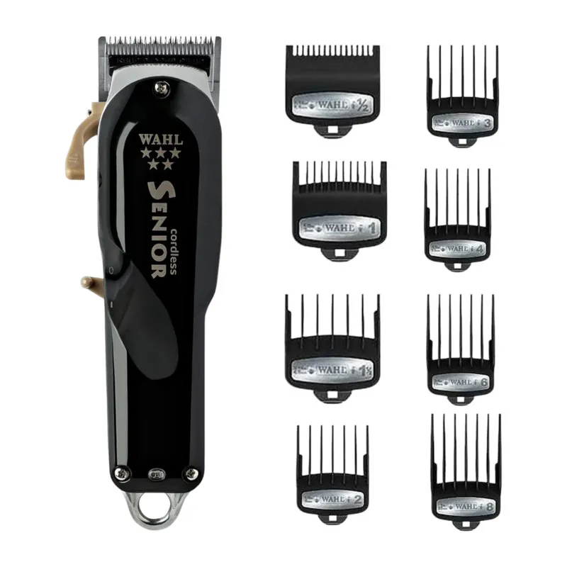 ماشین اصلاح موی سر و صورت وال پروفشنال مدل  cordless senior به همراه شانه اصلاح بسته 8 عددی