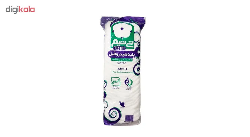 پنبه بهداشتی تی تیم کد 01 وزن 100 گرم - تصویر 2