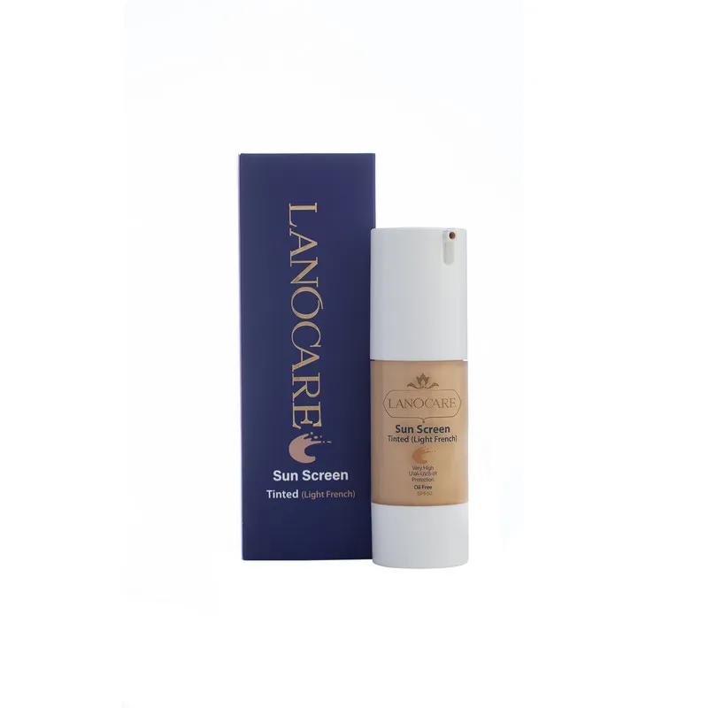 فلوئید ضد آفتاب رنگی لانوکر SPF50 مدل 012 محافظ UVB، UVA، بدون روغن، کنترل ترشح چربی پوست، مناسب پوست های چرب حجم 30 میلی لیتر - تصویر 2