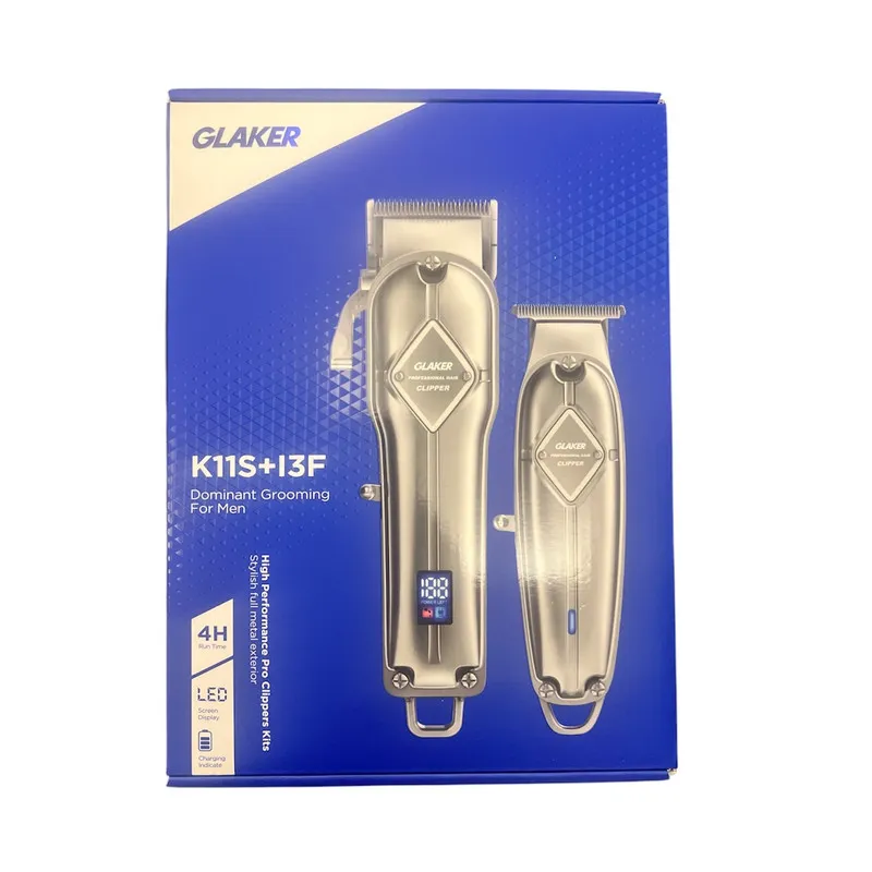 ماشین اصلاح موی سر و صورت گلاکر مدل K11S+13F مجموعه دو عددی - تصویر 4