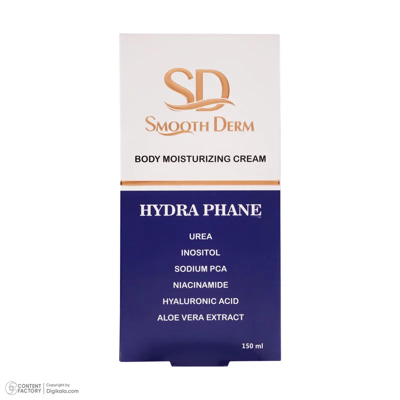 کرم مرطوب کننده و آبرسان بدن اسموت درم مدل Hydra Phane مناسب برای انواع پوست حجم 150 میلی لیتر - تصویر 4