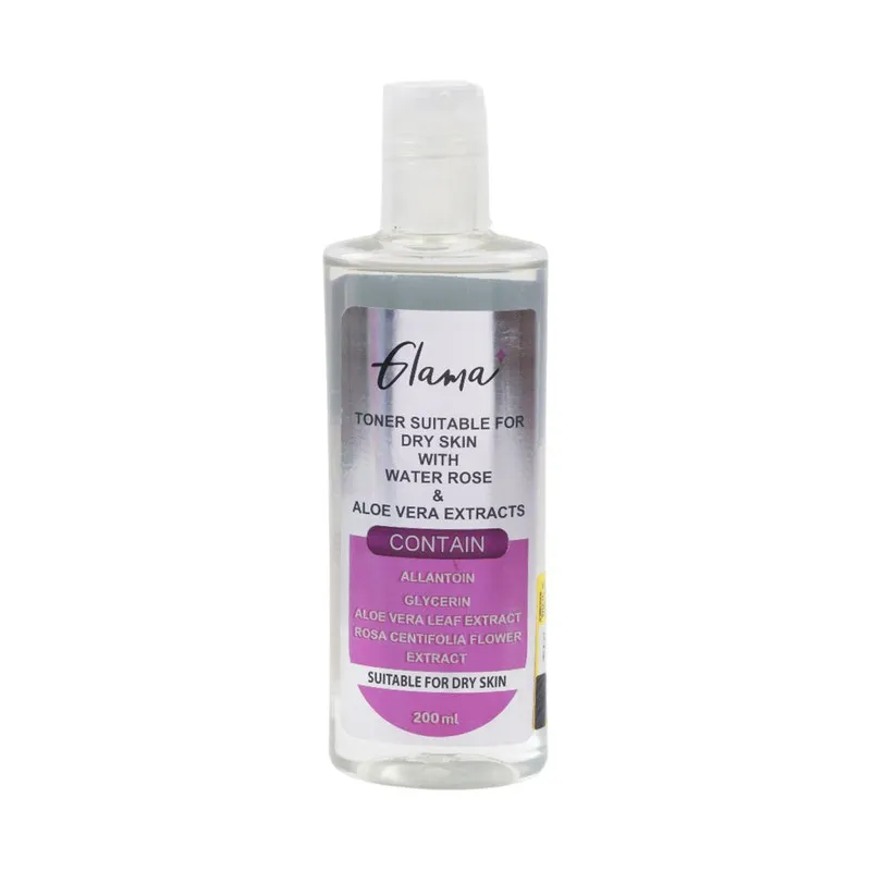 تونر گلاما مدل WATER ROSE حجم 200 میلی لیتر