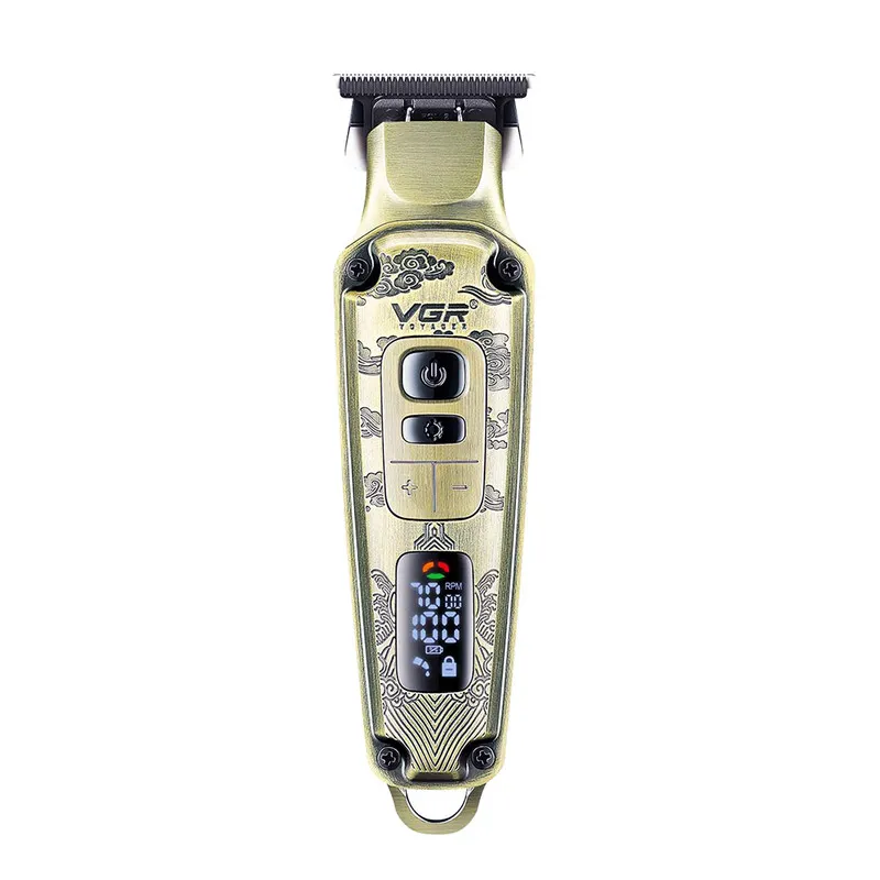 ماشین اصلاح موی صورت شارژی وی جی ار مدل 901 PRO PLUS با تیغه تیتانیوم، قابلیت صفر زنی، شارژ سریع و 4 شانه تنظیم ارتفاع - تصویر 2