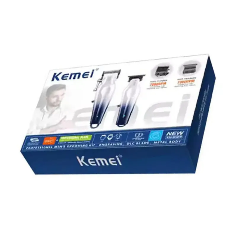 ماشین اصلاح موی سر و صورت کیمی مدل km-8529 بسته 2 عددی - تصویر 2