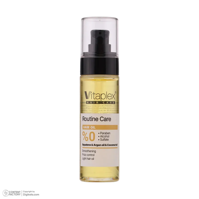 روغن نرمکننده و درخشانکننده مو ویتاپلکس مدل Routine Care مناسب موهای خشک و فر حجم 60 میلی لیتر - تصویر 3