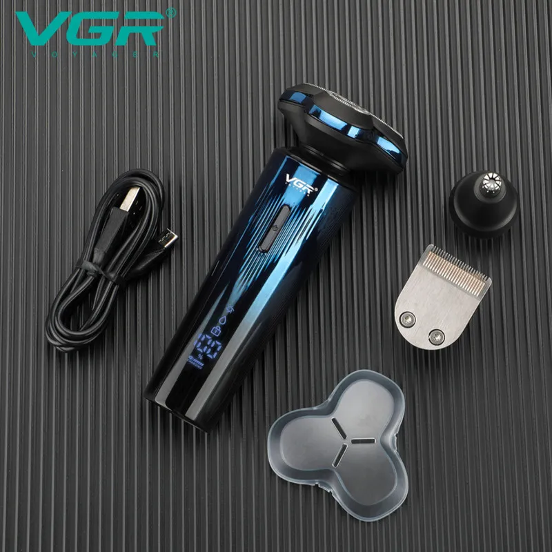 ماشین اصلاح موی سر و صورت شارژی وی جی ار مدل V-303 - تصویر 4