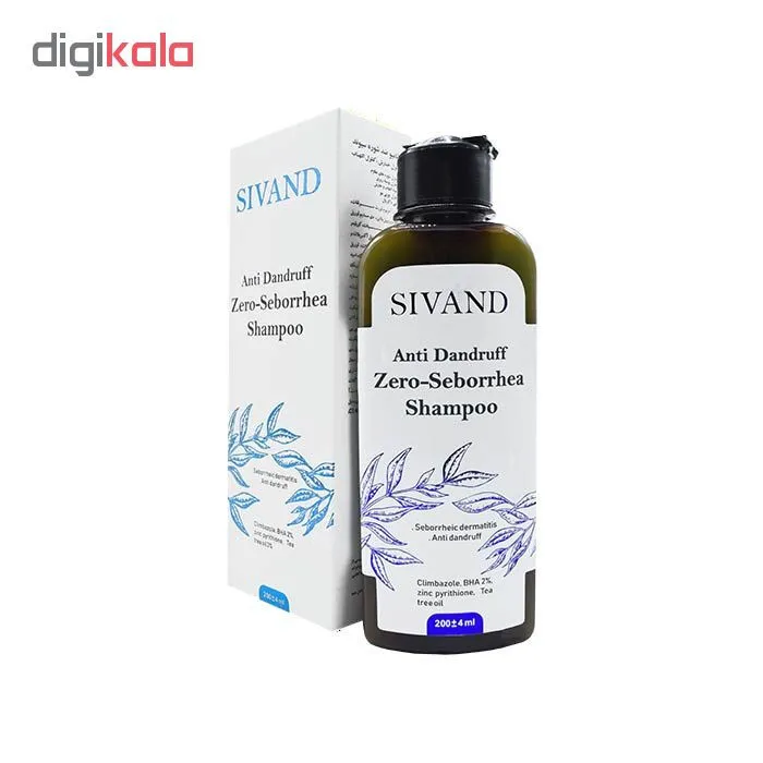 شامپو ضد شوره سر و بدن سیوند سری Climbazole مدل Zero Dandruff 0359 حجم ۲۰۰ میلی لیتر - تصویر 2