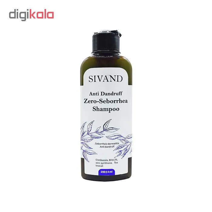 شامپو ضد شوره سر و بدن سیوند سری Climbazole مدل Zero Dandruff 0359 حجم ۲۰۰ میلی لیتر - تصویر 3