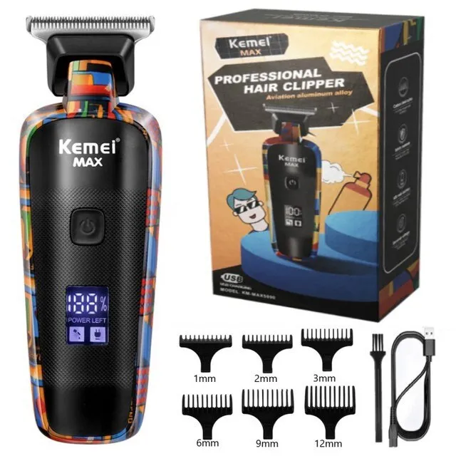 ماشین اصلاح موی سر و صورت شارژی کیمی مدل Max 5090 - تصویر 2