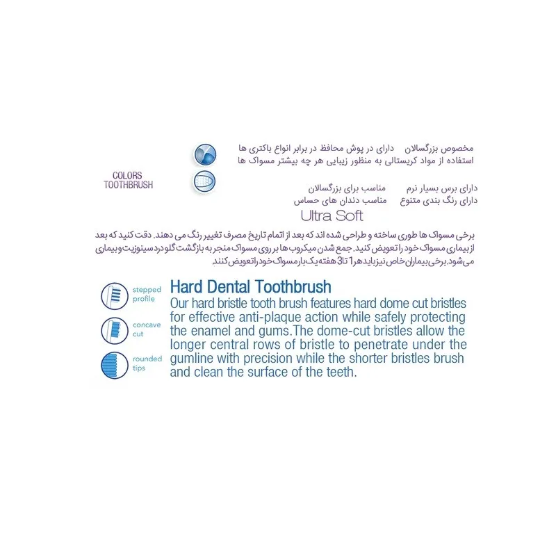 مسواک اسپارکل مدل S5 با برس خیلی نرم بسته 2 عددی - تصویر 4