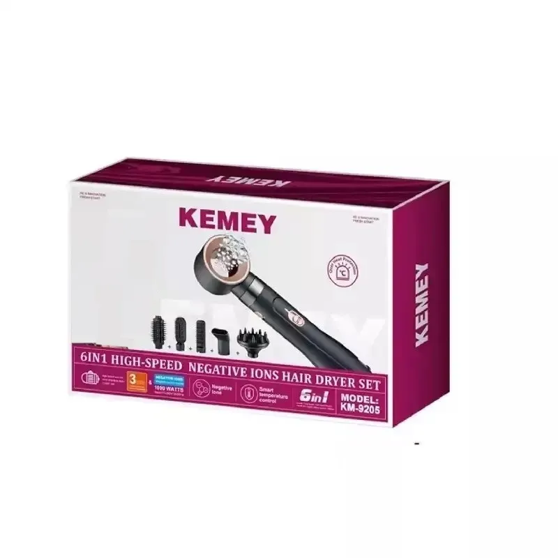 سشوار برس دار حالت دهنده کمی مدل CFJ-KM-9205 - تصویر 4