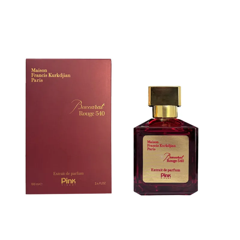 ادوپرفیوم زنانه پینک ویژوآل مدل Baccarat Rouge 540 با رایحه گرم و شیرین حجم 100 میلی لیتر - تصویر 2