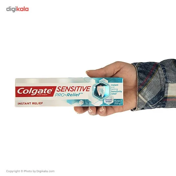خمیر دندان کلگیت مدل Sensitive Pro-Relief حجم 75 میلی لیتر - تصویر 3
