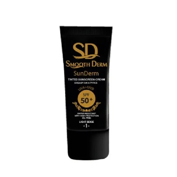 کرم ضدآفتاب بی رنگ اسموت درم SPF50 مدل DS محافظ UVA و UVB مناسب پوست معمولی و خشک حجم 40 میلی لیتر - تصویر 2