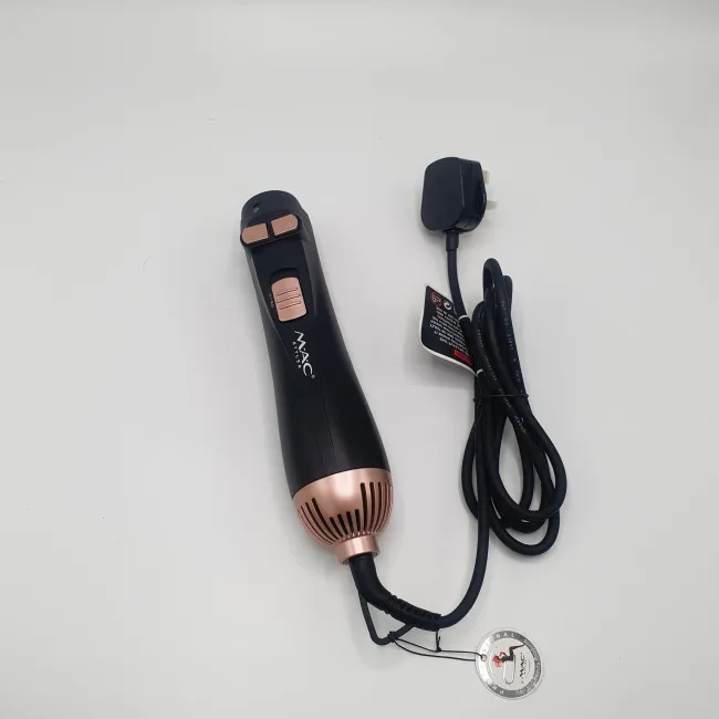 سشوار برس‌دار چرخشی 1200 وات مک استایلر مدل MC_1515، موتور DC، وزن 620 گرم، دارای سری چرخشی با ویژگی حجم‌دهندگی، فرکنندگی - تصویر 4