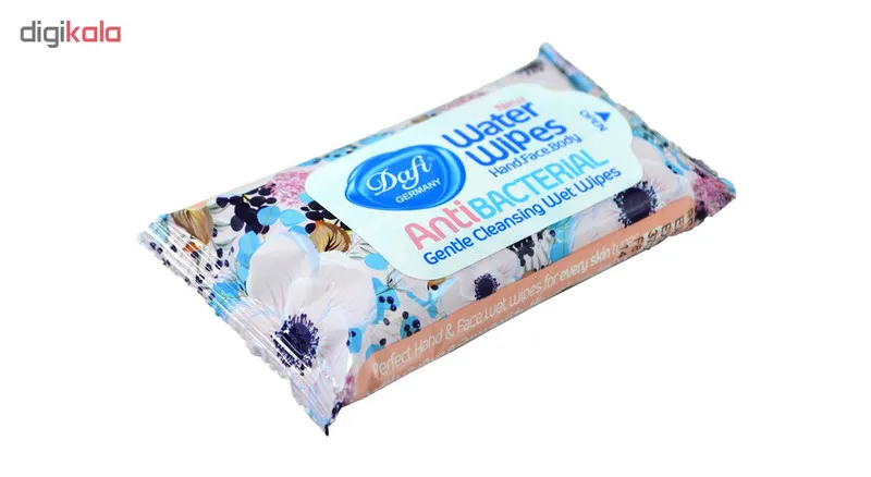 دستمال مرطوب دافی مدل Anti bacterial مجموعه 3 عددی - تصویر 3