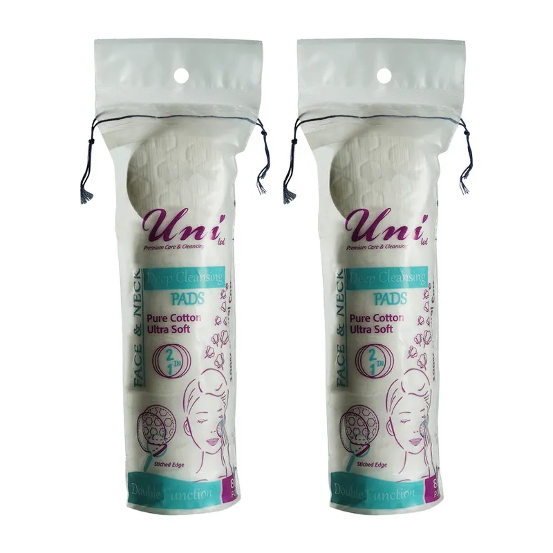پد آرایشی یونی لد مدل Ultra Soft دو بسته 80 عددی