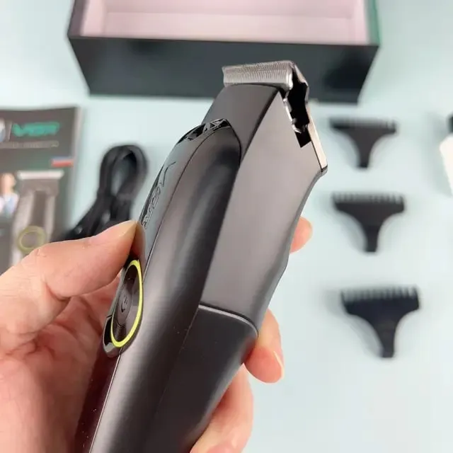 ماشین اصلاح موی سر و صورت شارژی وی جی ار مدل V905b - تصویر 3