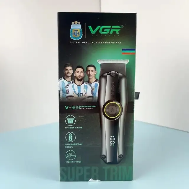 ماشین اصلاح موی سر و صورت شارژی وی جی ار مدل V905b - تصویر 4