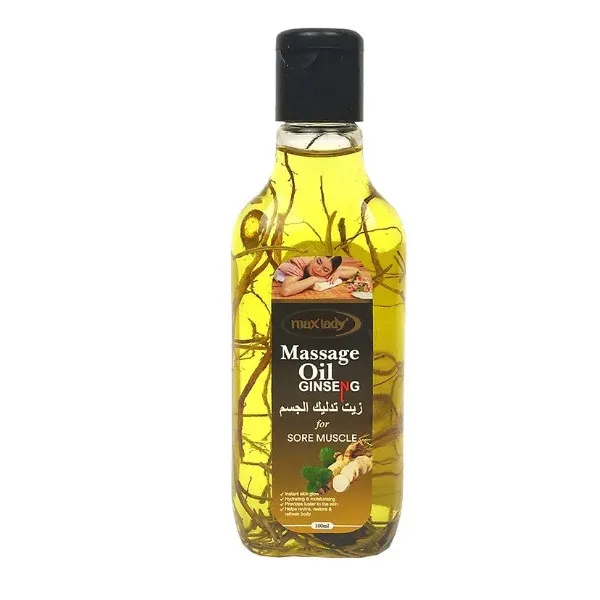 روغن ماساژ مکس لیدی مدل جینسینگ حجم 100 میلی لیتر - تصویر 2