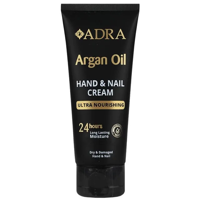 کرم مرطوب کننده دست و ناخن آدرا مدل Argan مناسب انواع پوست حجم 75 میلی لیتر