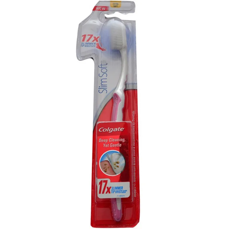 مسواک کلگیت مدل Slim Soft Ultra Compact با برس نرم