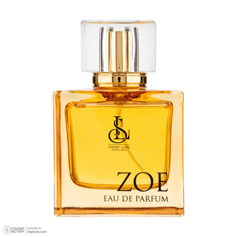 ادوپرفیوم زنانه اسپرینگ لیلیز مدل zoe با رایحه معتدل حجم 100 میلی‌لیتر - تصویر 2