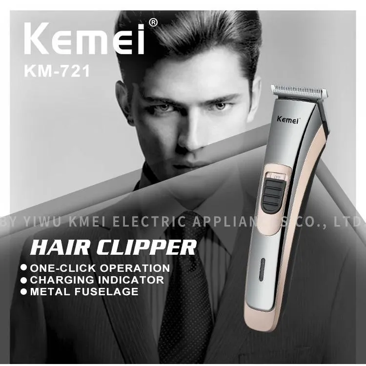ماشین اصلاح موی سر و صورت شارژی کیمی مدل KM-721 - تصویر 2