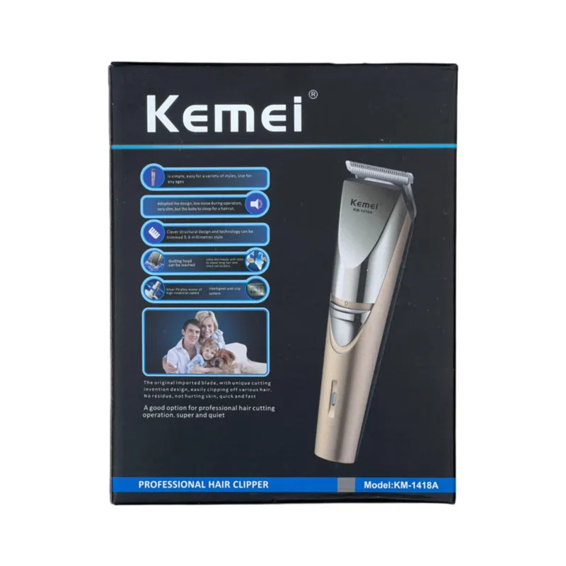 ماشین اصلاح موی سر و صورت شارژی کیمی مدل KM-1418A - تصویر 5