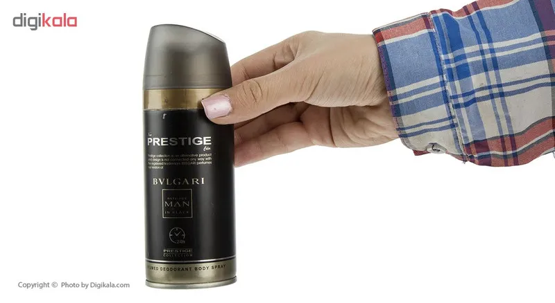 اسپری ضد تعریق مردانه پرستیژ مدل Bvlgari حجم 150 میلی لیتر - تصویر 4