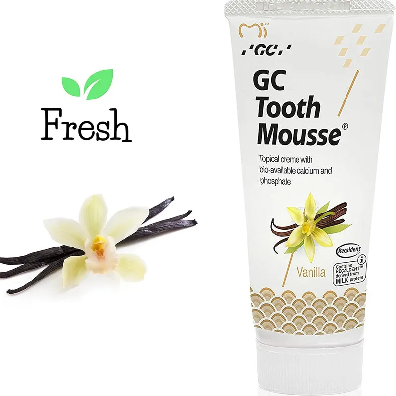 خمیر دندان جی سی توس موس مدل vanilla حجم 35 میلی لیتر - تصویر 3
