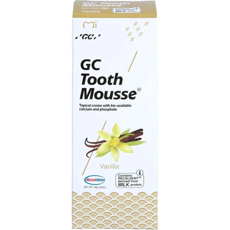 خمیر دندان جی سی توس موس مدل vanilla حجم 35 میلی لیتر - تصویر 4