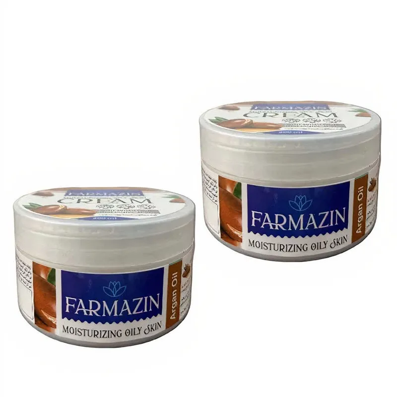 کرم مرطوب کننده دست و صورت فارمازین مدل روغن آرگان مناسب پوست چرب حجم 200 میلی لیتر مجموعه دو عددی  - تصویر 3