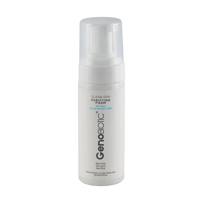فوم شستشوی صورت ژنوبایوتیک مدل CLEAN GEN مناسب پوست خشک و حساس حجم 150 میلی لیتر - تصویر 2