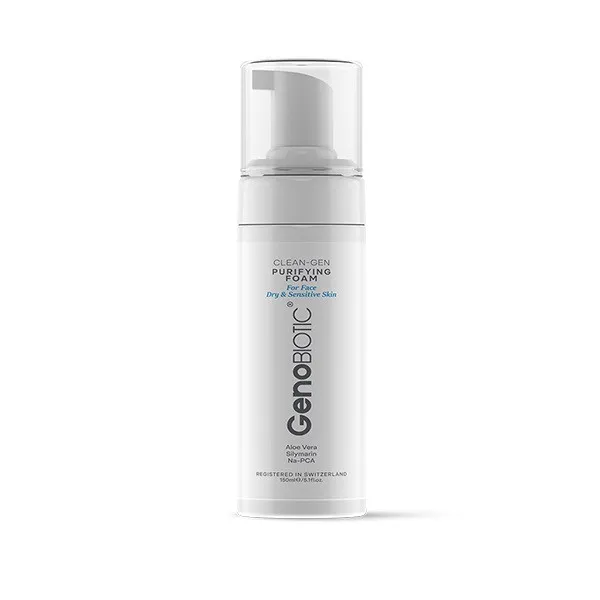 فوم شستشوی صورت ژنوبایوتیک مدل CLEAN GEN مناسب پوست خشک و حساس حجم 150 میلی لیتر - تصویر 3
