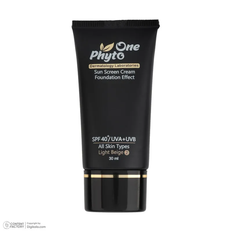 کرم ضد آفتاب رنگی فیتو وان SPF 40 مدل 981 ‌حاوی ‌محافظ UVA و UVB مناسب انواع پوست‌ حجم 30 میلی‌لیتر - تصویر 2