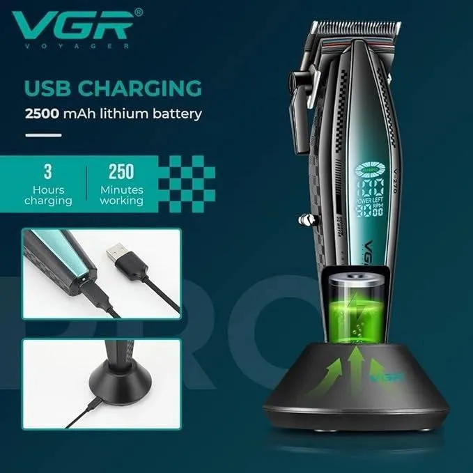 ماشین اصلاح موی سر و صورت وی جی ار مدل v-270 - تصویر 2