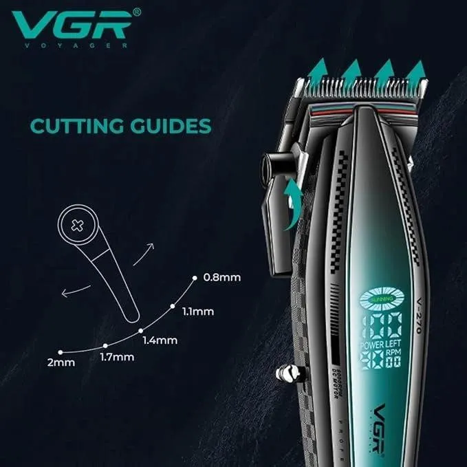 ماشین اصلاح موی سر و صورت وی جی ار مدل v-270 - تصویر 3