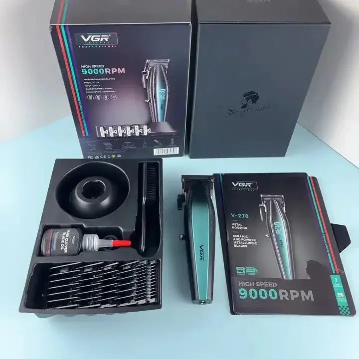 ماشین اصلاح موی سر و صورت وی جی ار مدل v-270 - تصویر 5