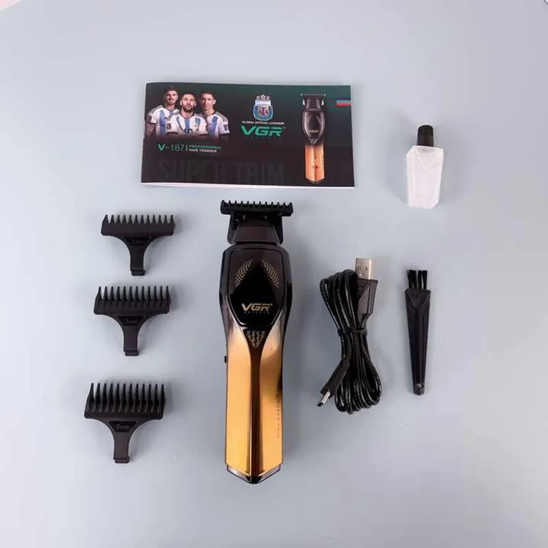 ماشین اصلاح موی سر و صورت وی جی ار مدل v-187 - تصویر 4
