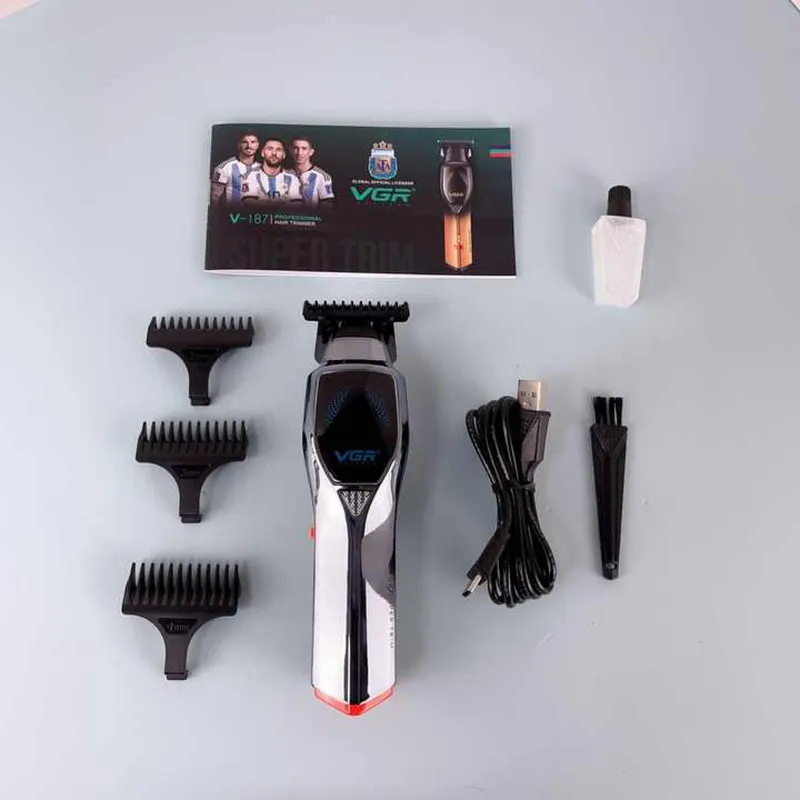 ماشین اصلاح موی سر و صورت وی جی ار مدل v-187 - تصویر 5