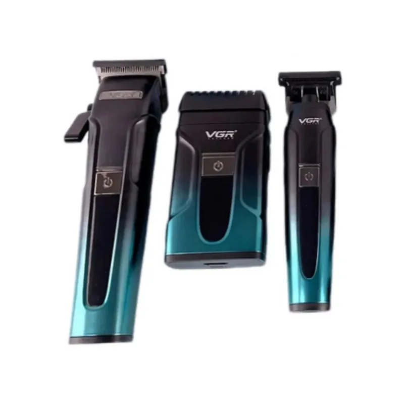 ماشین اصلاح موی سر و صورت وی جی ار مدل v-694 مجموعه 3 عددی - تصویر 2