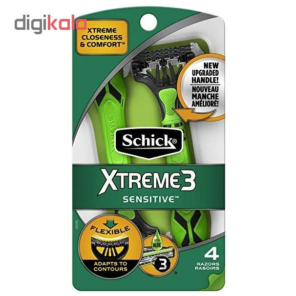 خودتراش شیک مدل xtreme3 new بسته 4 عددی - تصویر 2