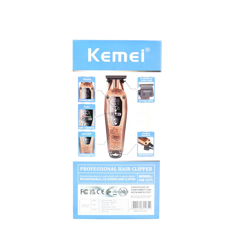 ماشین اصلاح موی سر و صورت کیمی مدل KM-1575 - تصویر 2