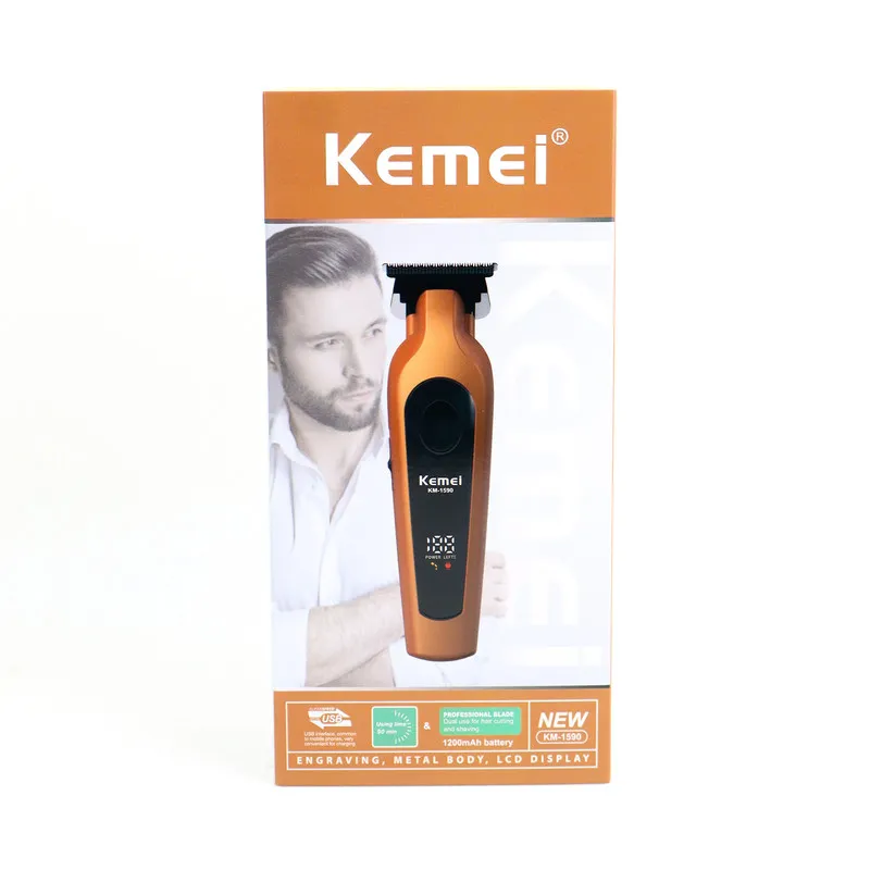 ماشین اصلاح موی سر و صورت شارژی کیمی مدل KM-1590 - تصویر 2